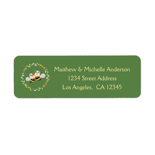 Elegant Mr. Meant to be Floral Wreath Address (Vorne)