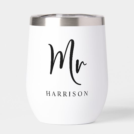 Elegant Mr. Personalisiert Wedding (Rückseite)