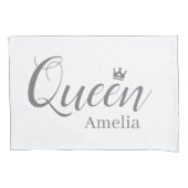 Elegant Mr. und Mrs. | King and Queen Modern Minim Kissenbezug (Vorderseite-Links)