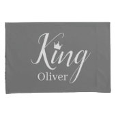 Elegant Mr. und Mrs. | King and Queen Modern Minim Kissenbezug (Vorderseite-Rechts)