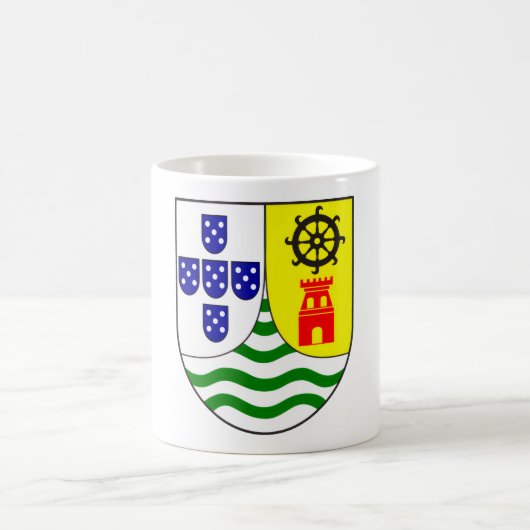 Elegant Mug Featuring India Portuguesa Crest Kaffeetasse (Mittel)