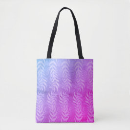 Elegant Multicolored Leaf Pattern: Nature Inspired Tasche