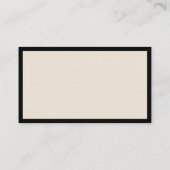 Elegant Music Piano Keyboard Clef Note Stylish Visitenkarte (Rückseite)