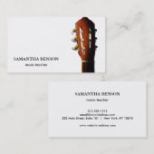 Elegant Musician  Visitenkarte (Vorne/Hinten)