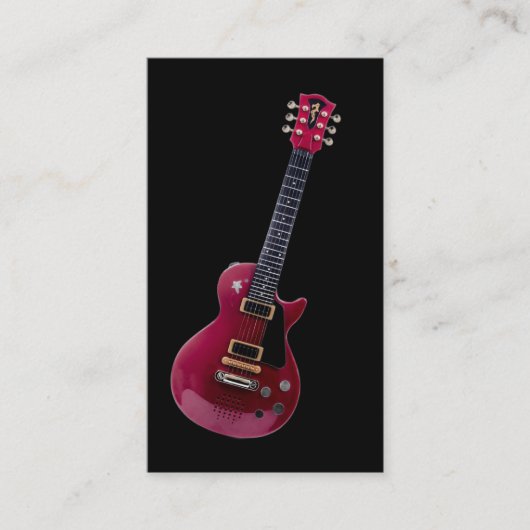 Elegant Musician Visitenkarte (Vorderseite)