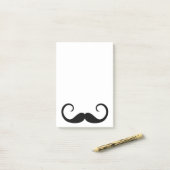 Elegant Mustache Post-it Klebezettel (Auf Schreibtisch)