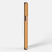 Elegant Mustard Monogram iPhone Hülle (Rechte Seite)