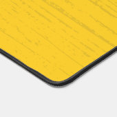 Elegant Mustard Yellow Wood Grain Schreibtischunterlage (Ecke)
