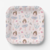 Elegant My Sweet Ballerina Pappteller (Vorderseite)