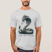 Elegant Naga Panchami Cobra T-Shirt (Vorderseite)