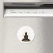 Elegant Namaste Buddha Magnet (In Situ (Geschirrspüler))