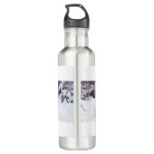 Elegant Nature Coffee Mug - Editable Edelstahlflasche (Rückseite)