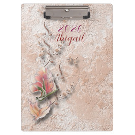 Elegant Nature Embossed clipboard Klemmbrett