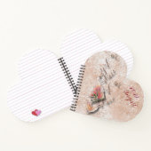 Elegant Nature Embossed spiral notebook Notizblock (Innenseite)