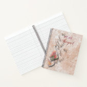 Elegant Nature Embossed spiral notebook Notizblock (Innenseite)