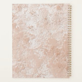 Elegant Nature Embossed spiral planner Planer (Rückseite)