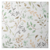 Elegant Nature Floral Decorative Tile Accent Fliese (Vorderseite)