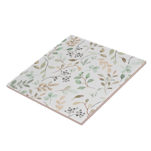 Elegant Nature Floral Decorative Tile Accent Fliese (Seite)