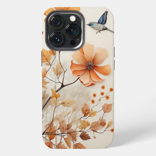Elegant Nature-Inspiriert iPhone Case Hülle (Hinten)