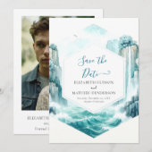 Elegant Nature Nautical Wedding Save The Date (Vorne/Hinten)