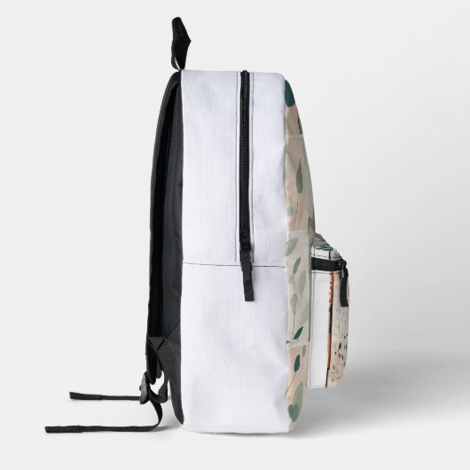 Elegant Nature Patchwork Bedruckter Rucksack (Links)
