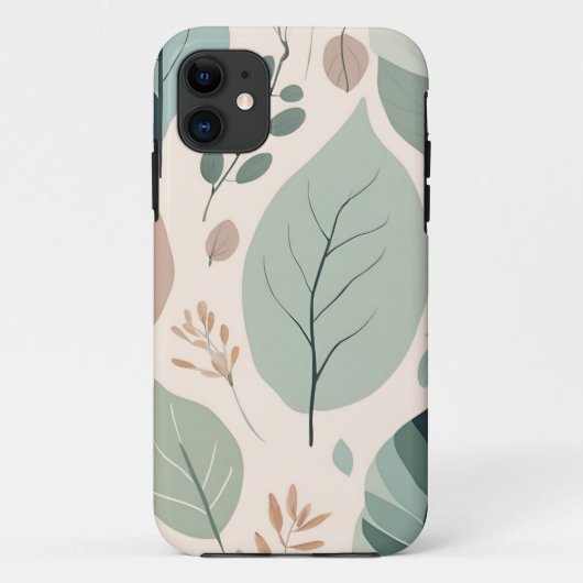 Elegant Nature Patchwork Case-Mate iPhone Hülle (Rückseite)