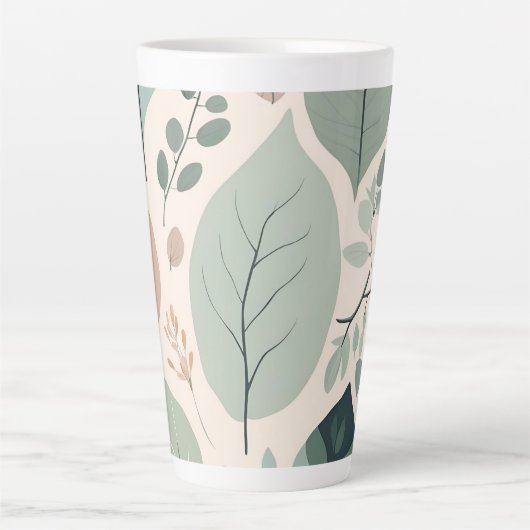 Elegant Nature Patchwork Milchtasse (Vorderseite)