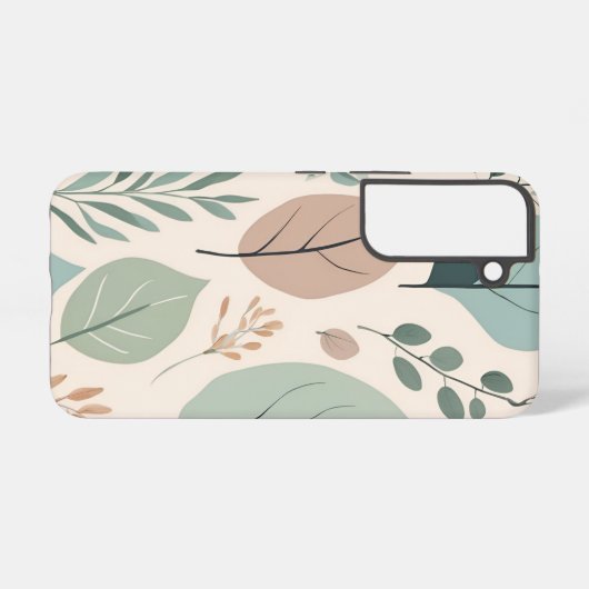 Elegant Nature Patchwork Samsung Galaxy Hülle (Rückseite (Horizontal))