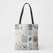 Elegant Nature Patchwork Tasche (Vorderseite)