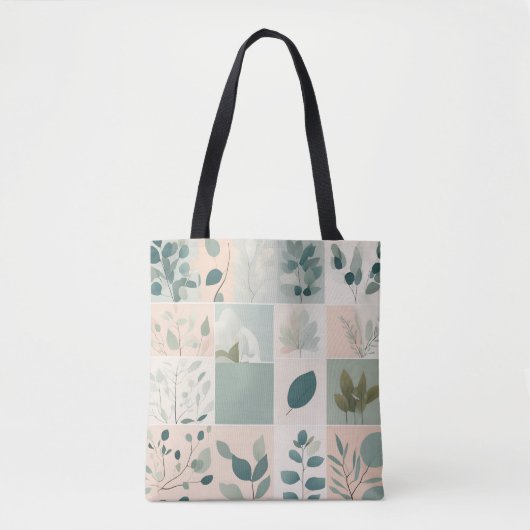 Elegant Nature Patchwork Tasche (Vorderseite)