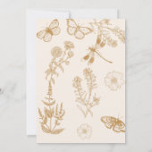 Elegant Nature Themed Birthday Einladung (Rückseite)