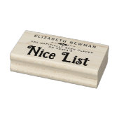 Elegant Naughty oder Nice List Der Weihnachtsmann Gummistempel (Stempel)