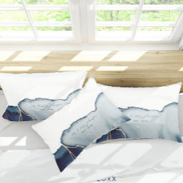 Elegant Nautical Beach Navy Blue Mr. Wedding Kissenbezug