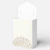 Elegant Nautical Clamshell Baby Shower Geschenkschachtel (Geöffnet)