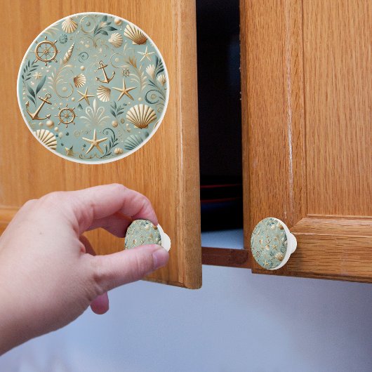 Elegant Nautical Keramikknauf