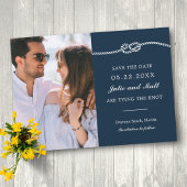 Elegant Nautical Knot Save the Date