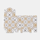 Elegant Nautical Navy und White Geschenkschachtel (Ungefaltet)