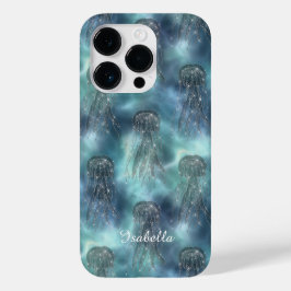 Elegant Nautical Sparkle Blue Case-Mate iPhone 14 Pro Hülle