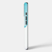 Elegant Navy Blue Aqua Case-Mate iPhone Hülle (Rückseite / Links)