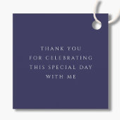 Elegant Navy Blue Cross Boy First Communation Geschenkanhänger