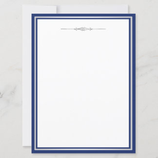 Elegant Navy Blue Damask