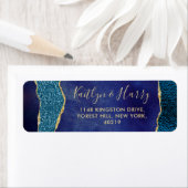 Elegant Navy Blue & Gold Agate Wedding (Insitu)