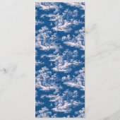 Elegant Navy Blue Menu Template Menükarte (Rückseite)