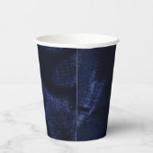 Elegant Navy Blue Party Cup Pappbecher (Rechts)