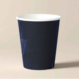 Elegant Navy Blue Party Cup Pappbecher