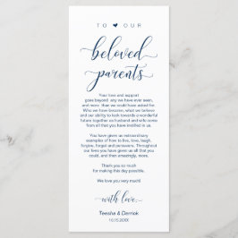 Elegant Navy Blue, Place Einstellung Dankeschön Ka Programm