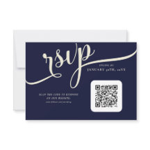 Elegant Navy Blue und Cream Tulip Wedding