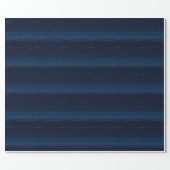 Elegant Navy Blue Watercolor Ombre Sparkle Geschenkpapier (Flach)