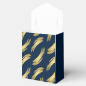 Elegant Navy Gold Foil Birthday Favor Boxes Geschenkschachtel (Geöffnet)