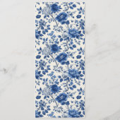 Elegant Navy Menu Template Menükarte (Rückseite)